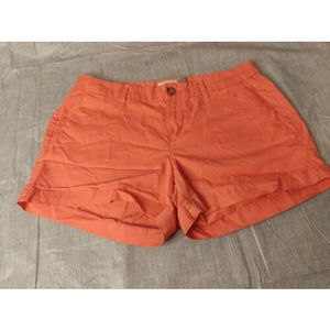 Old Navy Peach Cotton Blend Chino Style Low Rise Shorts Size 2